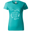 Tricou femei, verde smarald, Domnul sa va indrepte inimile...
